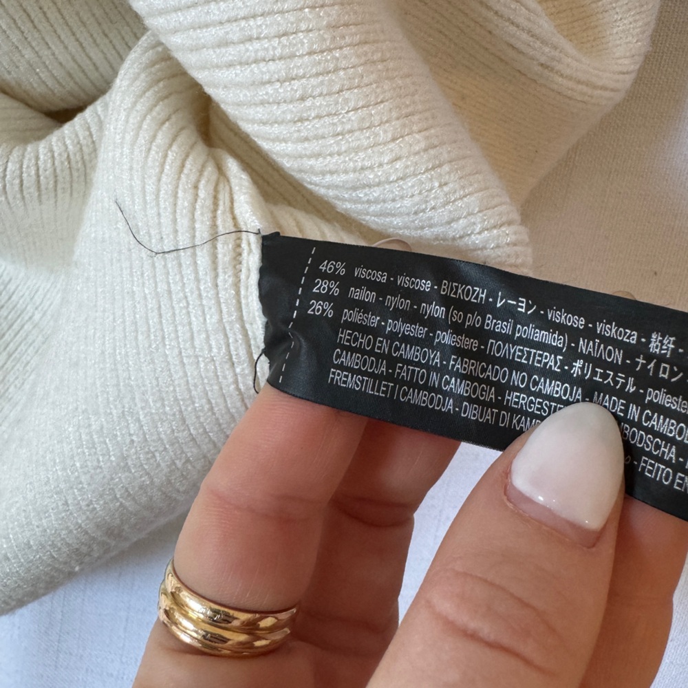 Zara cream knit dress - Picture 6 of 6